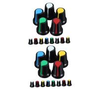 BESTonZON 100 Pz manopola del potenziometro tappi potenziometro per chitarra manopola di controllo in plastica amplificatore basso a del suono della chitarra pomello della