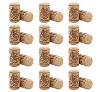 BESTONZON 100 pz Tappi di vino tappi di bottiglia di sughero naturale/sughero di vino/sughero per artigianato, decorazione e hobby(2,1 x 4 cm)
