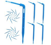 BESTonZON 100pezzi Picchetti per Irrigazione a Goccia per Impianto di Irrigazione Automatico Adatti Piante in Vaso Aiuole e Paesaggi Decorativi