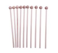 BESTonZON 10Pcs Mallet Di Percussione Strumento Strumento Di Legno Bastoncini Di Percussioni Strumento Tamburo Musica Bacchette Parti Di Strumenti Di Legno