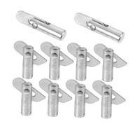 BESTonZON 10pcs Perno Di Bloccaggio Professionale Per Impalcature Perno in Ferro Galvanizzato Accessorio Per Uso Quotidiano Parti Sostituibili Per Ponteggi Dimensioni 12mm x 45mm
