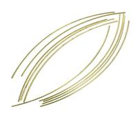 BESTonZON 10pezzi Brass Guitar Fret Wires for Replacement Durable Diy Fret Wire for Acoustic and Electric Guitars High Hardness Accessories
