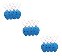 BESTonZON 12 Pcs Bambini Mini Ocarina Pratica Ocarina Di Plastica Ocarina Strumento Cestini Di Plastica Per Bambini Strumento Tradizionale Miniture Decorazione Bambini Cestino Regali Il