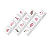 BESTonZON 12 Pezzi accessorio tastiera copritasti in rilievo tastiera rosa tastiera meccanica tappo chiave di gioco copritasti al latte di Sublimazione keycap pulsante