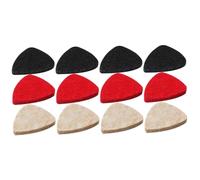 BESTonZON 12 Pz Plettri in feltro di lana accessori per bassi plettri di basso in feltro plettro per chitarra plettri per esercitarsi con la chitarra plettri per suonare la chitarra ballata