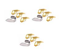 BESTonZON 12 Pz plettri per chitarra plettri chitarra plettro chitarra guitar picks plettro da dito plettri con le plettri per le del pollice Golden