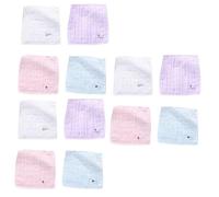BESTonZON 12pezzi Asciugamani Assorbenti Per Ragazzo Ragazza Tovagliette Colorate Morbide e Lavabili Per La Sensibile Del Ragazzo Ragazza