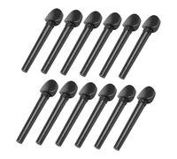 BESTonZON 12pezzi Piroli Sintonizzazione Fisheye Per Oud Accessori Ricambio Per Strumenti Musicali Corda Materiale Naturale Facile Da Installare e La Tensione Delle Corde