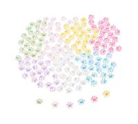 BESTonZON 140 Miniature Zampe Resinato Luminescente Statue Piccole per Decorazioni da Giardino Feste e Accessori per Case delle Bambole Kitten Paw per DIY Craft e Micro Paesaggi