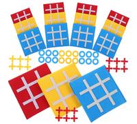 BESTonZON 15 Gioco Tris Tavolo Colorati per Mini Gioco Strategico Educativo per Ragazzi e Ragazze Interattivo per Feste e Ricreativi