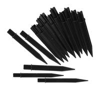 BESTonZON 15 picchetti da in ABS per Torcia Solare, Luce da Giardino, picchetti da in plastica, Parti di Ricambio per da Giardino, segnali di Percorso, 8,25 Pollici, Nero