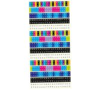BESTonZON 15 Pz Calimbatie Adesivi per Kalimba Adesivi colorati per pianoforte a pollice Kalimba accessori musicali adesivo introduttivo di kalimba il regalo adesivi kalimba scala