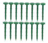 BESTonZON 150pezzi Picchetti da Giardino in Plastica Verde Picchetto Prato Resistente per Pacciamatura Coltivazione Campeggio e Telo Paesaggistico Fissaggio Sicuro per Tende e Membrane