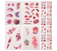 BESTonZON 16 Fogli Stickers Bruise Realistici per Halloween Decorazioni per Makeup Cosplay e Masquerade Effetto Spaventoso per Feste e Eventi