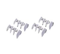 BESTonZON 16 Pz plettro per chitarra plettro per dito indice per chitarra posacenere per auto per il pollice della per basso Acciaio inossidabile scegliere