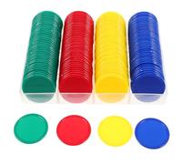 BESTonZON 160 gettoni da bingo in plastica catturati come buoni, gettoni di comportamento per bambini, gettoni di apprendimento in plastica per insegnanti, premi in classe e attività educative