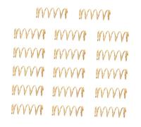 BESTonZON 17pezzi Molla Per Chitarra Elettrica Basso Pickup Altezza Ponte Tirante Corda Codice Sella Molla Dorato