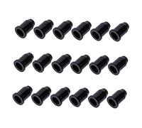 BESTonZON 18 Pezzi Di Corde Per Chitarra Ghiere Di Ricambio Per Chitarra Ghiere Di Montaggio Per In Ferro Fibbia Attraverso Il Corpo Nera