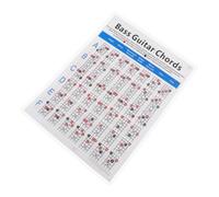 BESTonZON 1Pc Elettrico Diagramma Degli Accordi Tabella Degli Accordi Di Chitarra Poster Elettrico Chort Guida All'Apprendimento Tabella Degli Accordi Per Principianti Tabella