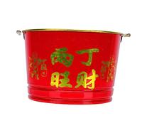 BESTonZON 1pezzi Barile Inossidabile Per Uso Domestico Inceneritore Per Bruciare Banconote e Carta Per Sacrifici e Adorazione Materiale Resistente e Manico Anti-calore