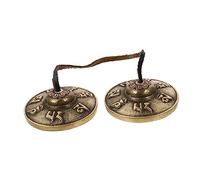 BESTonZON 1pezzi Cаманто Campana in Rame per Piatti Campana per Meditazione per Piatti per Cerimonie Religiose per Yoga in Rame