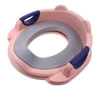 BESTonZON 1pezzi Cuscino Per Toilette Per Ragazzo Ragazza Pu Sedile Da Allenamento Per Vasino Facile Da Pulire e Antiscivolo Adatto Tutti Wc e Design Ergonomico Con Maniglie Laterali