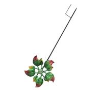 BESTonZON 1pezzi Mulino Vento in Ferro Colorato Girandola Decorativa per Giardino Cortile e Patio Realizzata in Ferro Verniciato Fattura