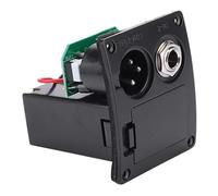 BESTonZON 1pezzi Pick-up Eq Per Chitarra Elettrica Microfono Quattro Stadi e Strumenti Musicali Folk Pick-up Per Suoni Strumenti Nero Facile Installazione Qualità Sonora Superba