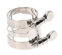 BESTonZON 1pezzi Sax Per Flauto Nichelato Clip Per Saxofono Embossata Design e Stabile Per Principianti e