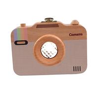 BESTonZON 1pezzi Scatolina Portadenti Legno Forma Di Macchina Fotografica Per Contenitore Creativo Per Conservare Denti Da Latte e Ricordi Preziosi Design Unico e Funzionale Per Uso