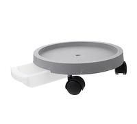 BESTonZON 1pezzi Vassoio per Vasi in Plastica Mobile con Ruota del Freno Base per Vasi Piante capacità Carico Forte Non Facile da Danneggiare o Deformare