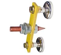 BESTonZON 1pezzi Welding Ground Tool for Auto Body Repair Professional Soldering Accessory with Double End Strap and Wire Tail