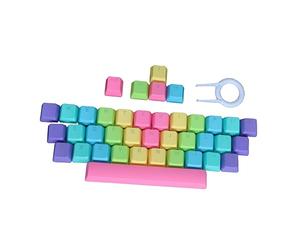 BESTonZON 1set Con Estrattore Sostituzioni Per Tastiera Decorazione Chic Per Gaming e Scrittura Facili Installare e Resistenti Compatibili Con