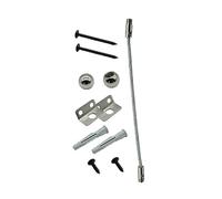BESTonZON 1set Connettore Antiribaltamento Per Kit Per Fissaggio Per Librerie e Comò Resistente e Facile Installare Protezione Ribaltamenti Terremoti e Tempeste