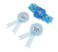 BESTonZON 1set Fascia Per Maternità Corsaggi Daddy Accessori Per Fotografie Shower e Speciali Include Fascia e Distintivi Decorativi Per Mamme Incinte