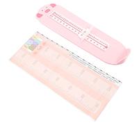 BESTonZON 1set Misuratore Strumento Misurazione Adesivi Decorativi Cartoon Per Scarpe e Abbigliamento e Decorazione Per La Dei