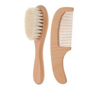 BESTonZON 1set Spazzole Per Legno Spazzola Morbida e Pettine Per Bagno Di Cura Per e Scalp Scrubber Pratico Per Genitori