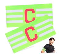 BESTonZON 2 Calcio C-Sleeve junior fasce calcio del Ragazzi ragazzo Captain Band Captain Arm Bands poliestere