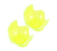 BESTonZON 2 Clip per Palline Tennis Fluorescente Giallo Portatile e Resistente Intemperie Supporto per Allenamento e Partite