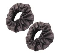 BESTonZON 2 Copriruote Nero Pezzi e Passeggino, | Tessuto Piccole Portatile Flessibile Grandi, Oxford e Ruote, le Dopo Rientro e Durante Uscite Ragazzo Ragazza