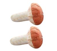BESTonZON 2 Cuscini Forma Fungo Morbidi Peluche Decorazione per e Camera Cuscini Soffici e Accoglienti Giocattoli Plush Multifunzionali per