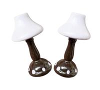 BESTonZON 2 da Tavolo Miniatura Legno LED per Decorativa per Casa delle Accessori Mini Casa Progetto Diy Interattivo