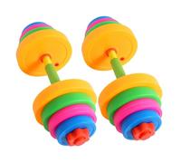 BESTonZON 2 Dumbbell per Regolabili con Riempimento o Pesi per Allenamento Indoor e Outdoor Attrezzi Fitness per Età