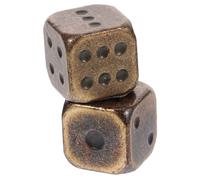 BESTonZON 2 Metallici Retrò per Giochi da Tavolo con Arrotondati Accessori per Feste e Party Game Pratici e Leggeri per Giochi e Serate Al Bar
