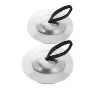 BESTonZON 2 paia Finger Cymbals Ottone per Danza Del Ventre Mini Zills Resistenti Dal Suono Nitido e Design Elegante Strumento Musicale per Ballerine e Feste Danza
