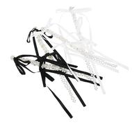 BESTonZON 2 Paia Orecchini Lunghi Nappe a Fiocco a Strati e Perle, Pendenti Bohémien per Feste, Matrimonio e Addio al Nubilato, Bigiotteria Donna Elegante e Confortevole