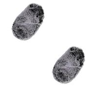BESTonZON 2 Pcs Cassa Del Microfono Microfono Parabrezza Microfono Manicotto Antivento Mic Parabrezza Microfono Parabrezza Manicotto Lana Artificiale