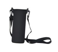 BESTonZON 2 Pezzi Copri Borracce in Materiale Neoprene con Tracolla Custodia Termica Protettiva per Borracce da Sleeve Borsa Bottiglia Leggera per Uso Esterno Quotidiano Nero Rosa