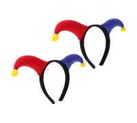 BESTonZON 2 Pezzi Fascia Da Clown Canda Di Clown Di Halloween Cappello Da Clown Per Annodato Cappello Da Circo Strisciante Berretto Da Costume Da Clown Adulto Divertente Il Metallo