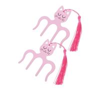 BESTonZON 2 Pezzi Fermagli Per Spartiti Musicali in Metallo a Forma Di Gatto Clip Porta-pagine Per Pianoforte Leggeri e Facili Da Usare Accessori Per Musicisti